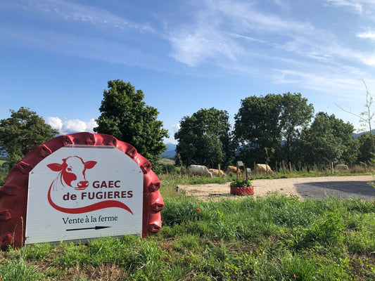 entrée du magasin fermier du gaec de fugieres