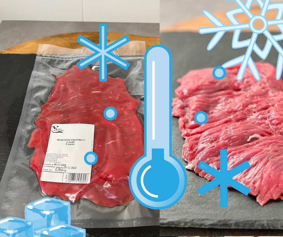 Puis-je congeler ma viande sous vide ?