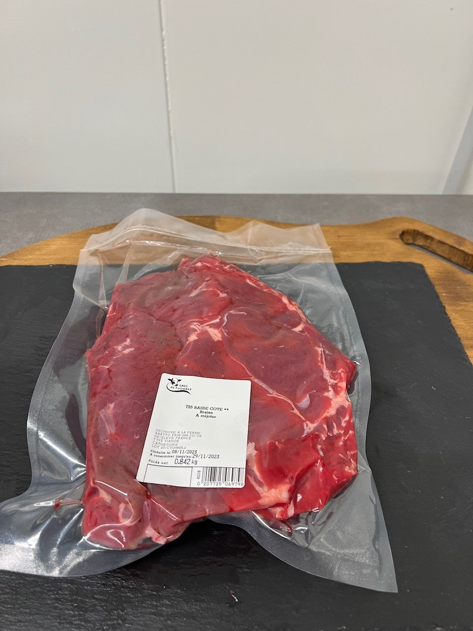 Basse côte de bœuf à braiser