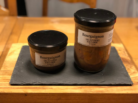 Bourguignon cuisiné en bocaux