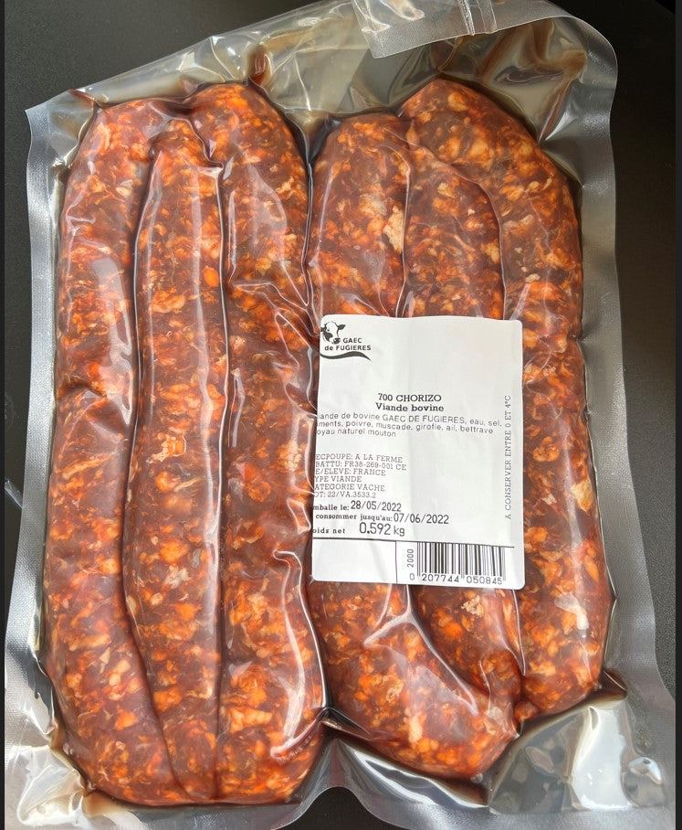 Merguez de boeuf