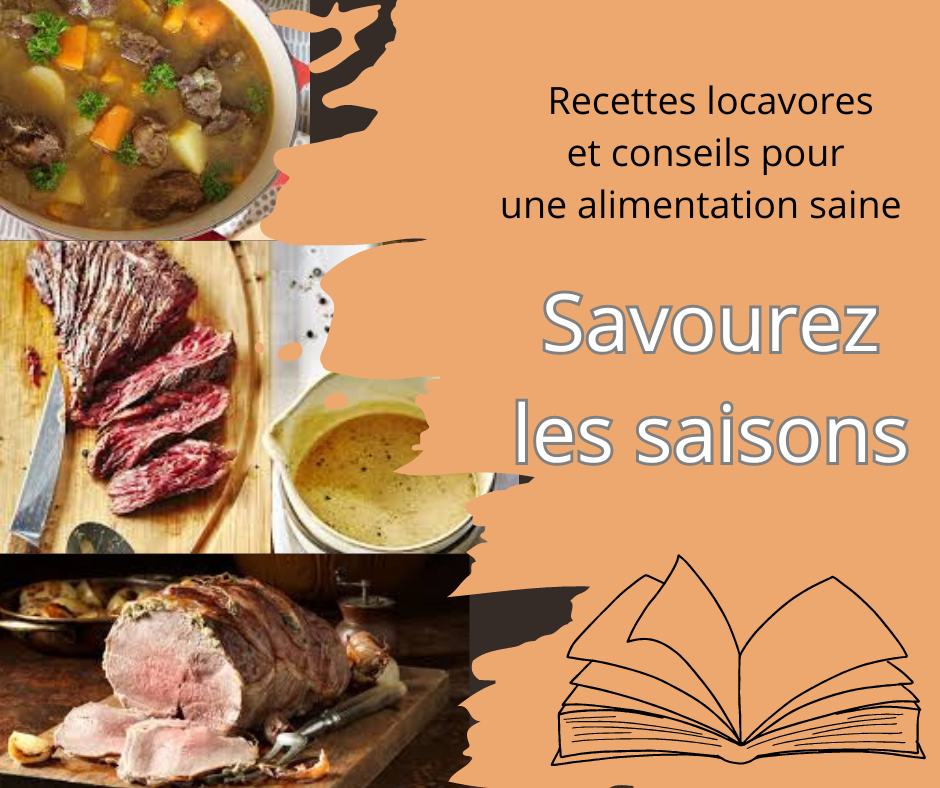 Savourez les saisons, ebook de recettes locavores et conseils pour une alimentation saine