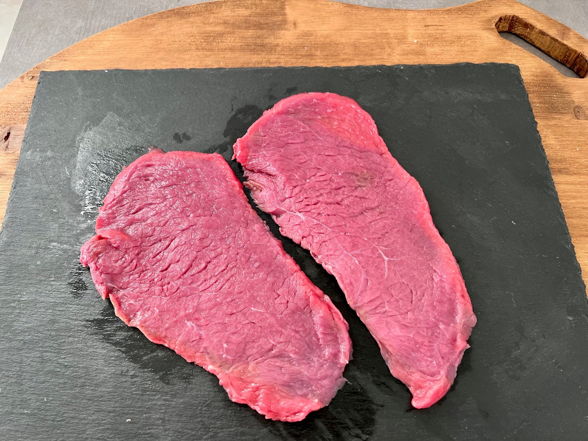 steak plat de tranche de boeuf du GAEC de Fugieres
