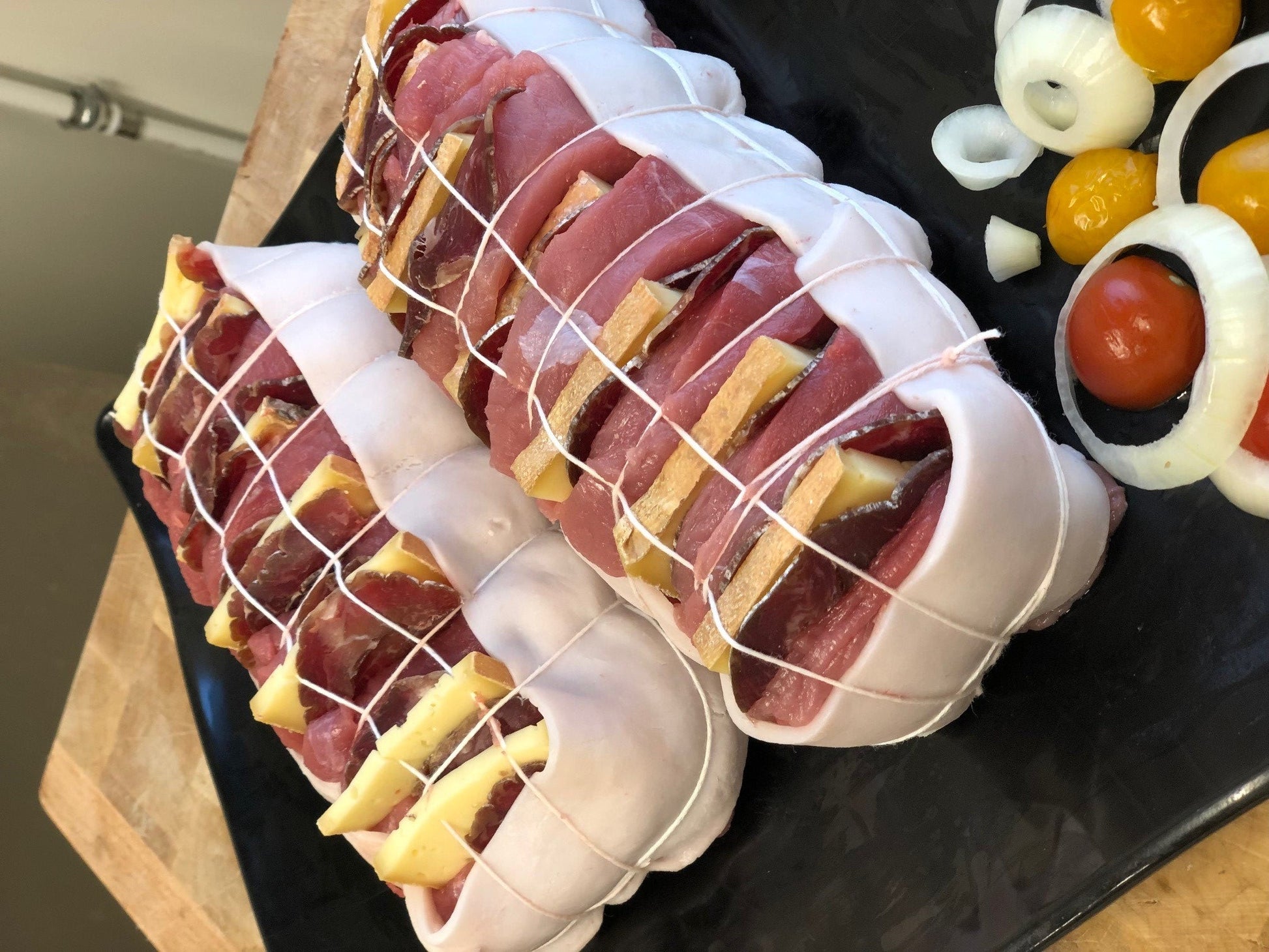 Rosbif façon Orloff, viande de boeuf et fromage